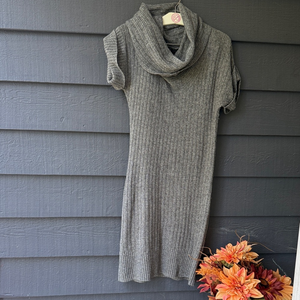 Gray sweater dress woman's XS